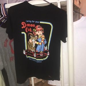 Caring for your Demon Cat shirt